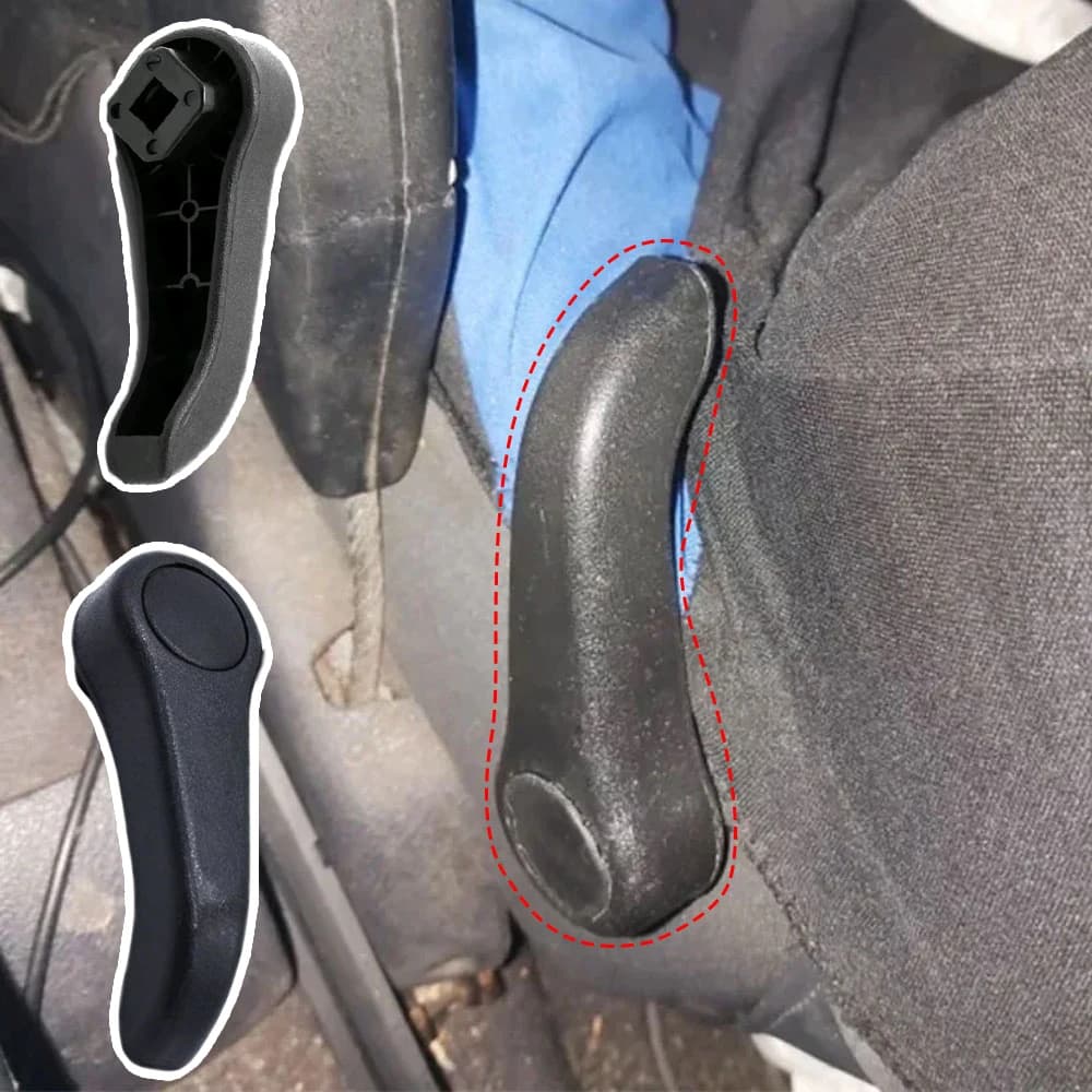 2 pezzi di ricambio per seggiolino auto manopola leva sedile regolabile maniglia per Renault Clio tutte le serie 1998-2008 2/3-4/5 porte per Mk2 Twingo