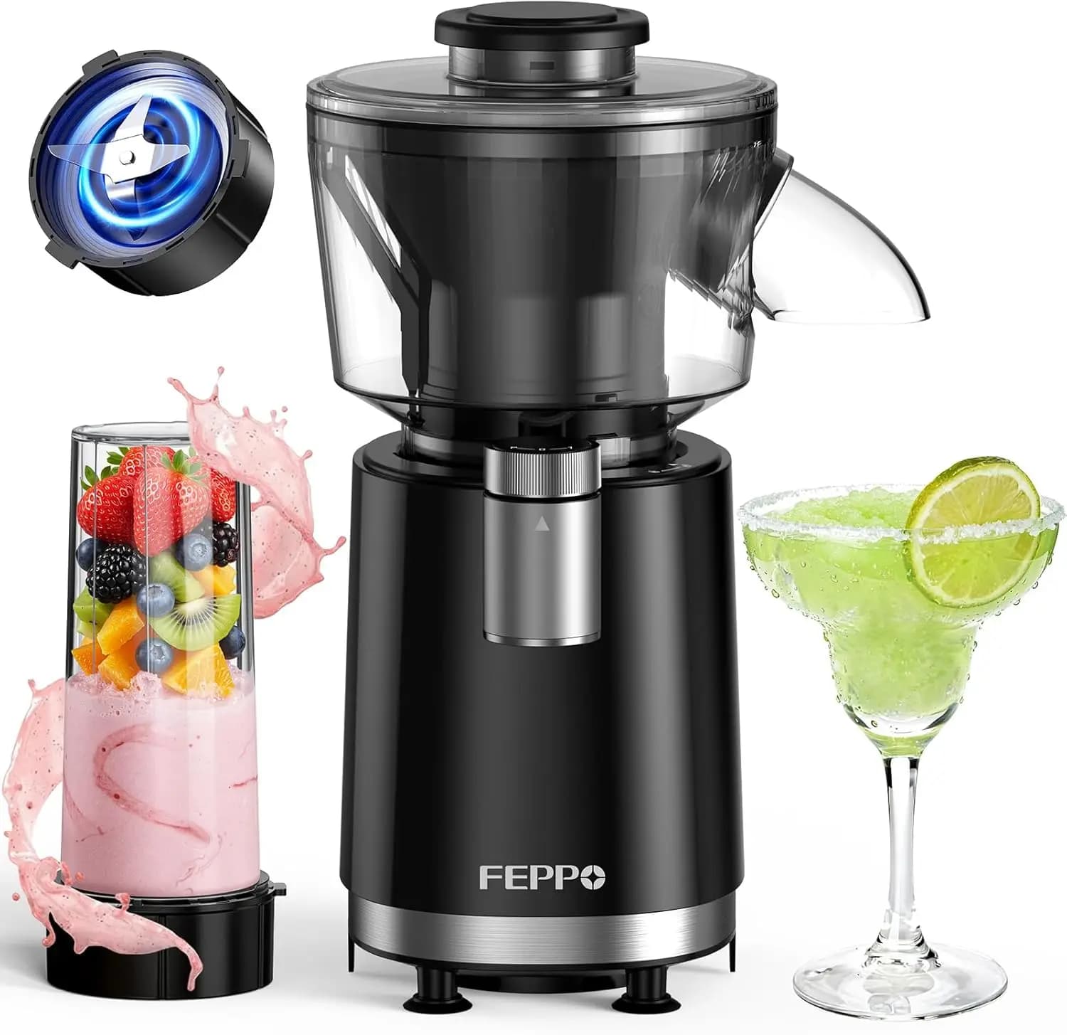 Snow Cone Machine & Smoothie Blender 2 in 1, 700W Powerful Shaved Ice Machine Slushine Machine, Frozen Margarita Machine