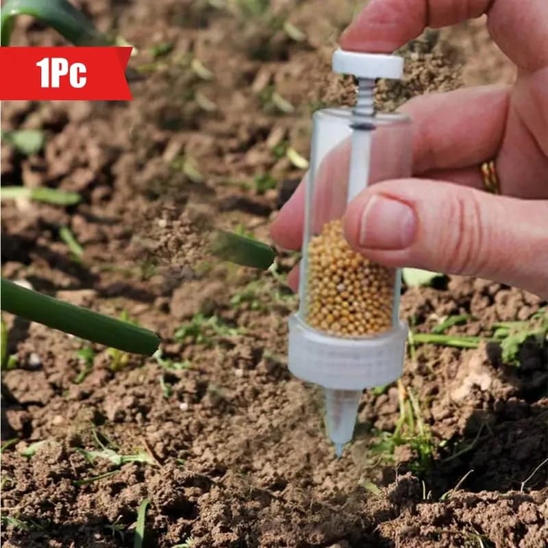 1 pcs Portable Semi Dispenser, Mini Manual Sowing Tool to Plant Gardens, Flower Jars and Garden Bed Essential supplies for Gardening