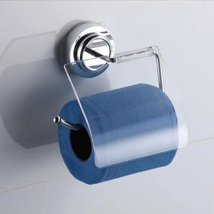 Staffa rimovibile per porta carta igienica a ventosa moderna per cucina bagno porta asciugamani in acciaio inossidabile