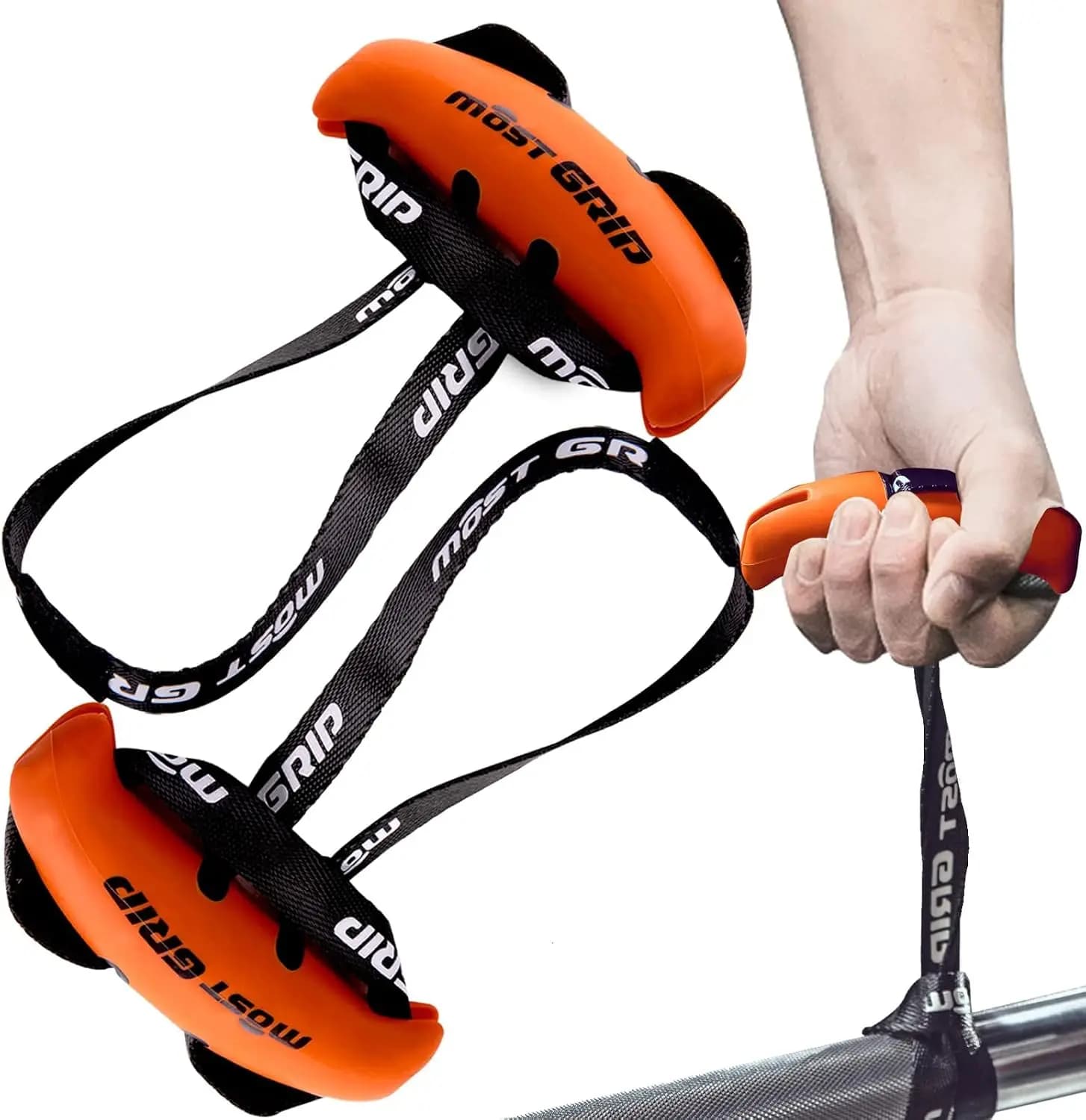 Neutral Grip Pull Up Handles for Home Gym Workout, Ergonomic Pull Up Grips with Non-Slip for T-bar Row