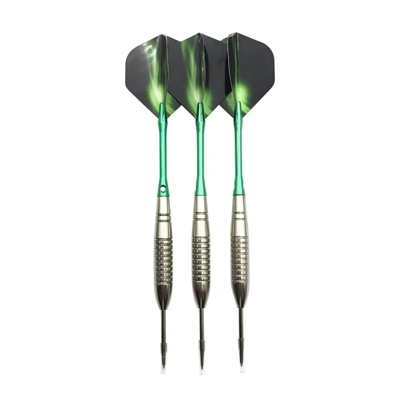 New 3Pcs Steel Pointed Darts 22g Professional Throwing Darts Silver Dart Barrel Aluminum Shafts Flights