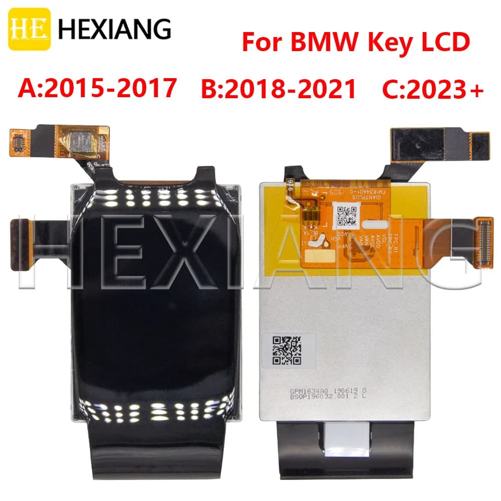 HE Display LCD sostitutivo chiave remota per auto GPM1634A0 per BMW 5 7 8 Serie X5 X6 5 NEV 6GT i8 2018-2021