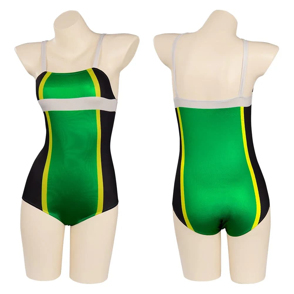 My Hero Academia Asui Tsuyu Costume da bagno sexy Costume cosplay Costumi da bagno Abiti Abito di carnevale di Halloween