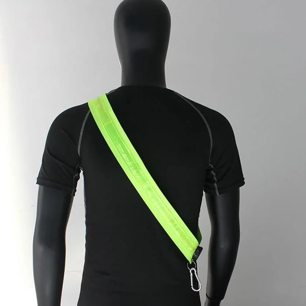 Women's Rechargeable Cycling LED Down Shoulders Light Jogging Walking Light Gear