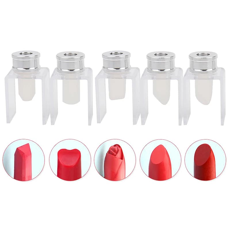 Set da 3 Stampi in Silicone per Rossetto con Anello in Alluminio, Strumenti Fai-da-Te per Artigianato, Nuovi Kit di Alta Qualità per la Creazione di Rossetti