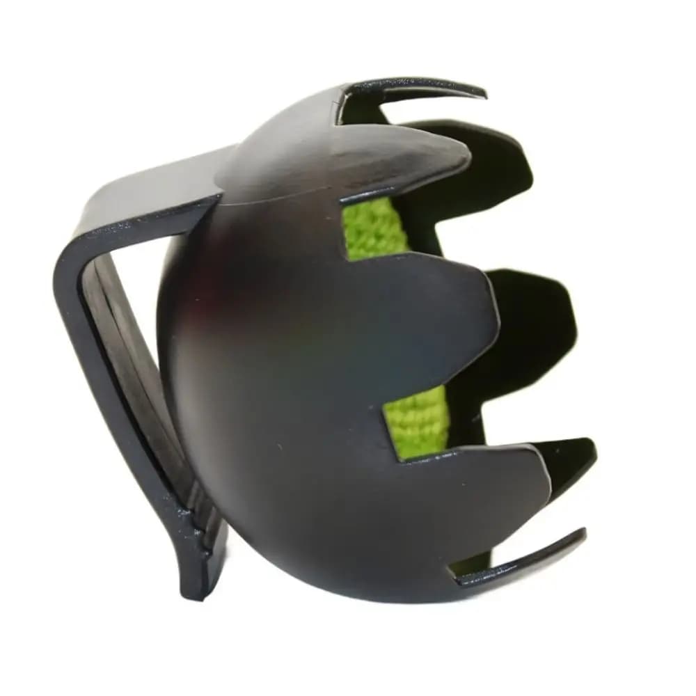 Allegato al cintura Detergente per palline da golf Leggero con clip di fissaggio Rondella per palline da golf portatile Design con una sola mano Multiuso