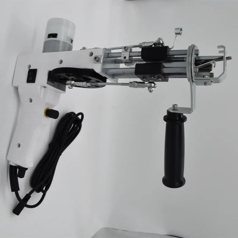 2 in 1 White tufting gun Carpet weaving gun, tufting gun, carpet loom
