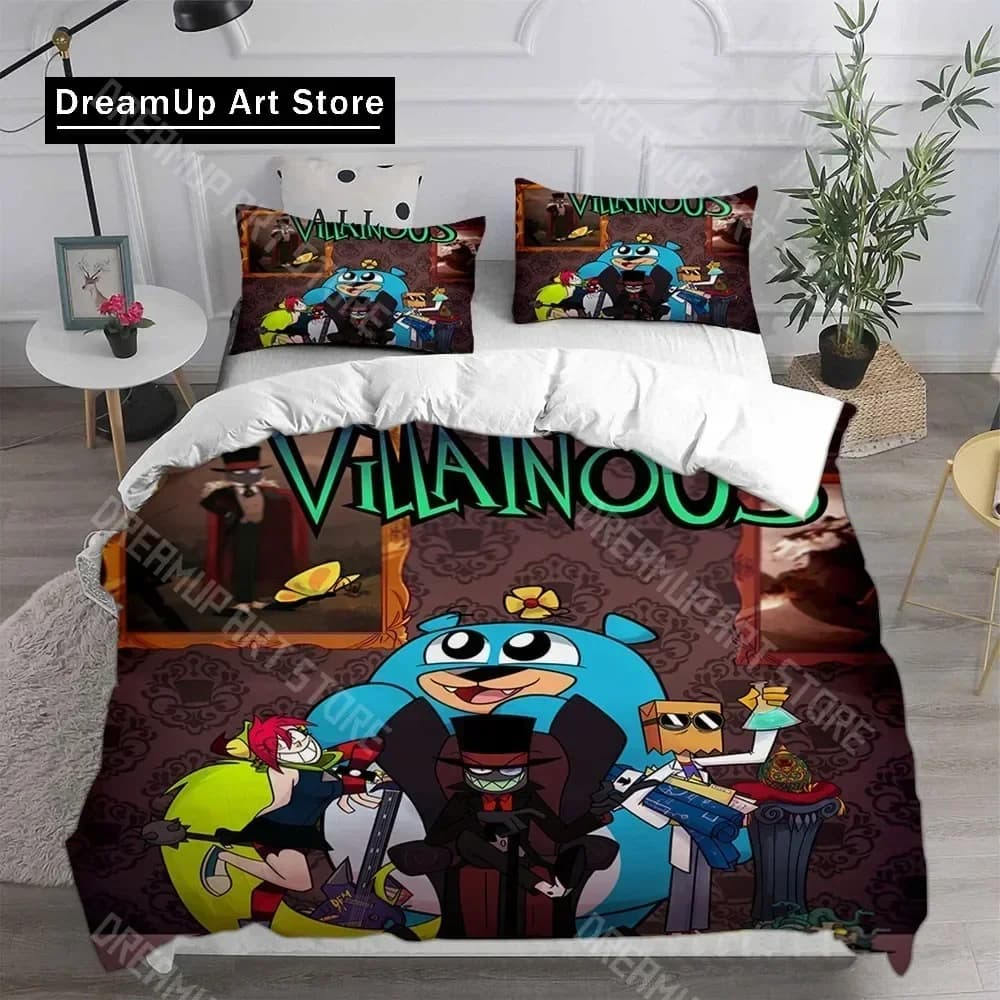 Set Soul Bed Linens Game Set Bed Linens Villano Single Double Full Birthday Gift Set Bed Set Bed Cover Set for Adult Children's Bedroom