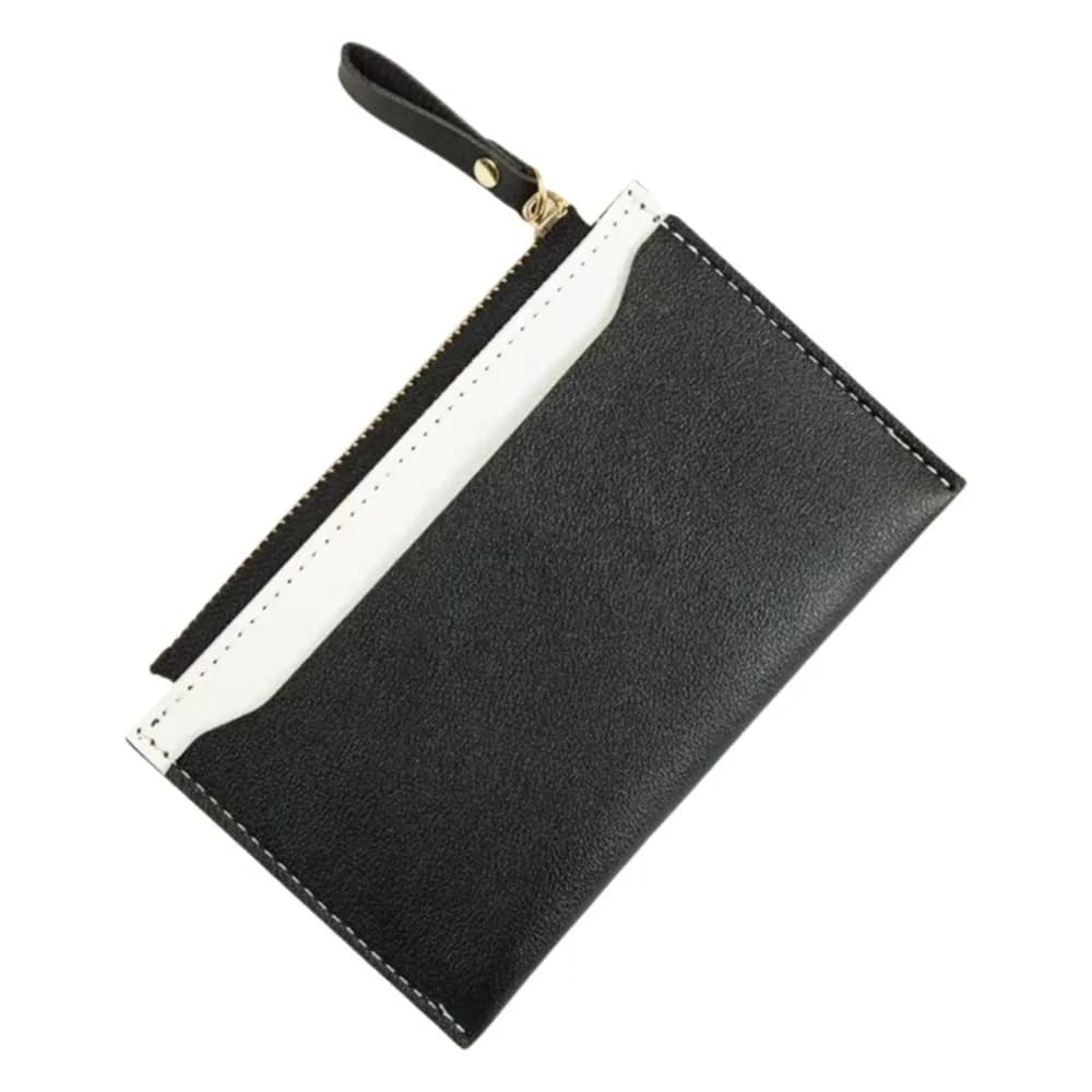 Portable PU Leather Women Coin Wallet Multi-card Slot Ultra-Thin Short Wallet Waterproof Card Bag Travel