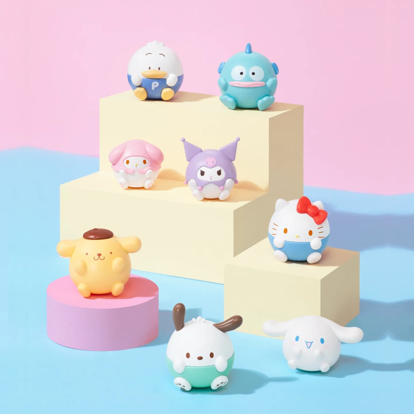 Autentico TOPTOY Sanrio Family Plump Series Blind Bag Simpatico giocattolo Figurina Ornamenti per il desktop Regali Scatola cieca alla moda da collezione