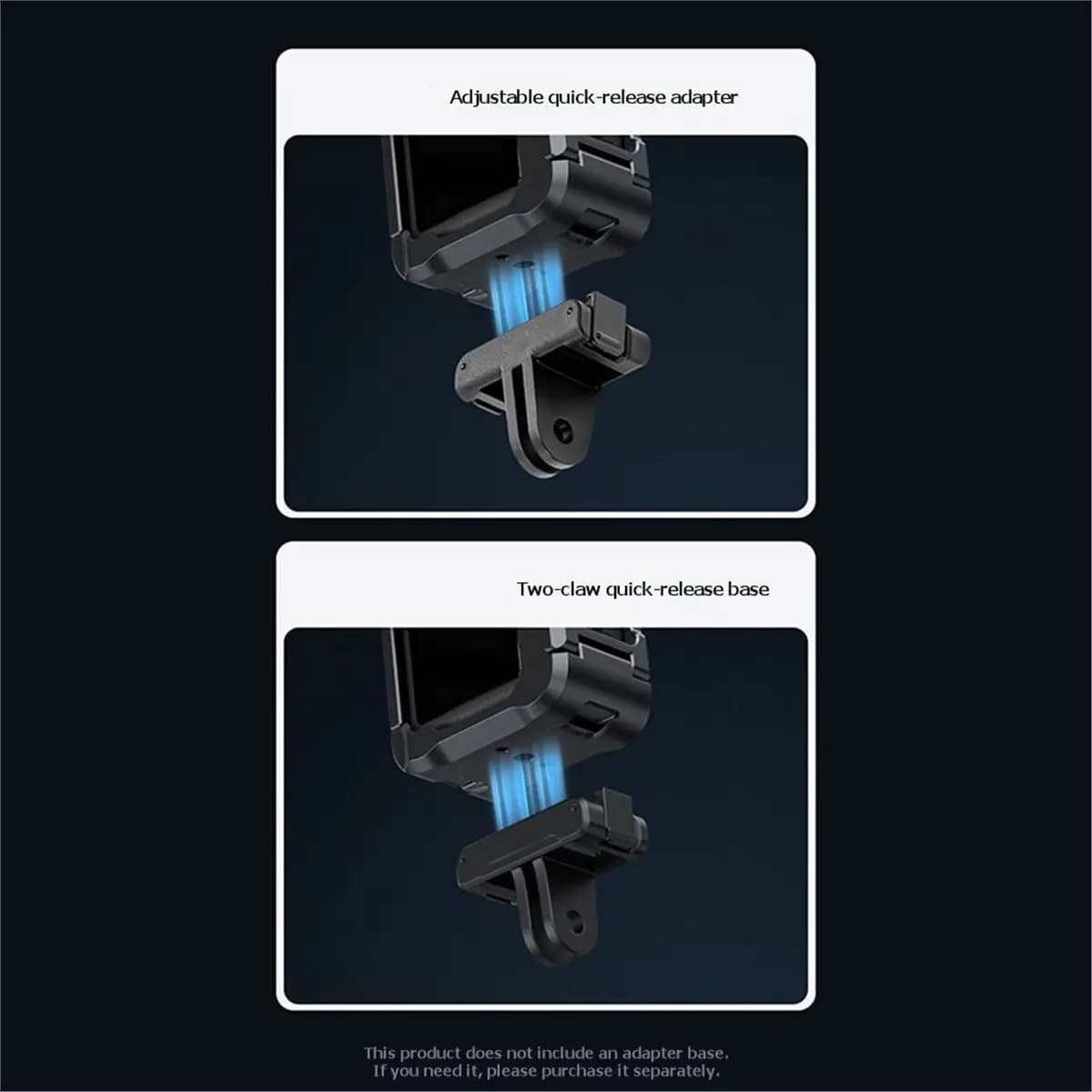SCLS Frame Protective Case Cage for Action 6 Metal Shell Housing Camera Cage Accessories Kit