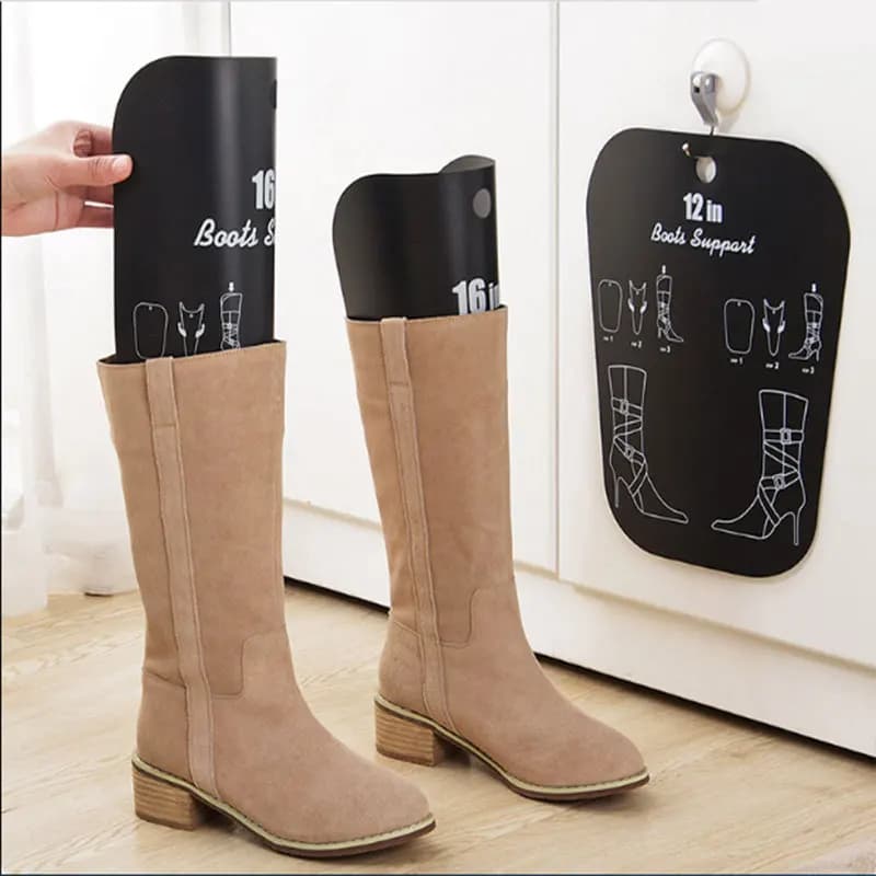 1Pair Boot Shaper Stands Form Inserts Tall Boot Support Keep Boots Tube Shape for Women Men Plastic Long boots support