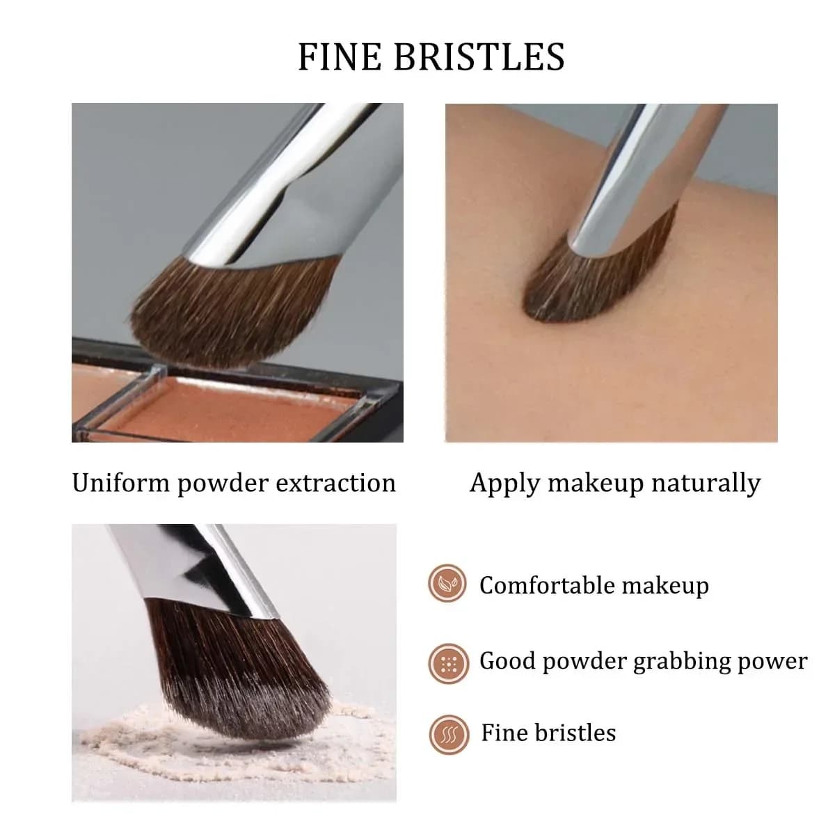 Pennelli per il trucco 3D per il contorno del viso, pennello morbido per blush, pennello per illuminare e definire il naso, cosmetici coreani per il viso, per donna