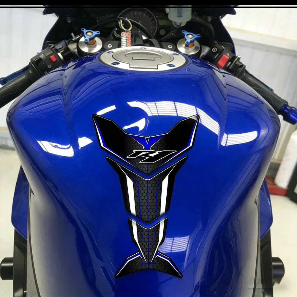 For YZF-R1 YZFR1 YZF R1 R 1000 Kit 3D Wall decals Protection Tank Moto, Grip Anti-slip, Protection Knee and Carena