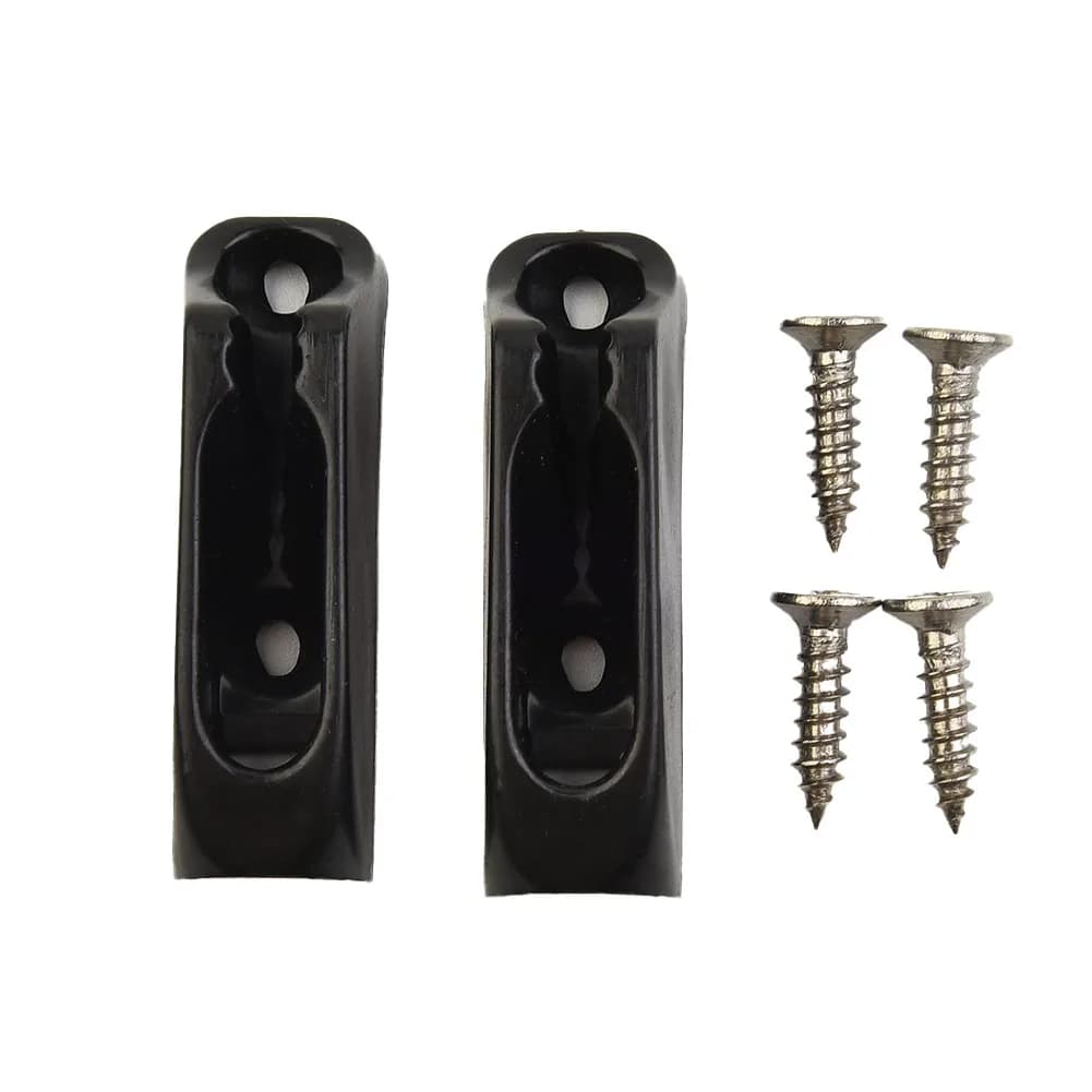 2 pezzi morsetti per corda barca nylon autobloccante tacchetta per accessori marini nero 44x13x15mm accessori per barche