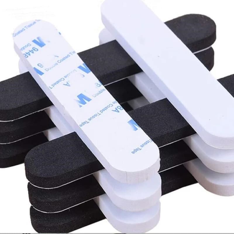 25 Pieces Hat Size Reducer EVA Foam Cap Size Reducer Tape Sweatband Hats Cap Saver, Black and White