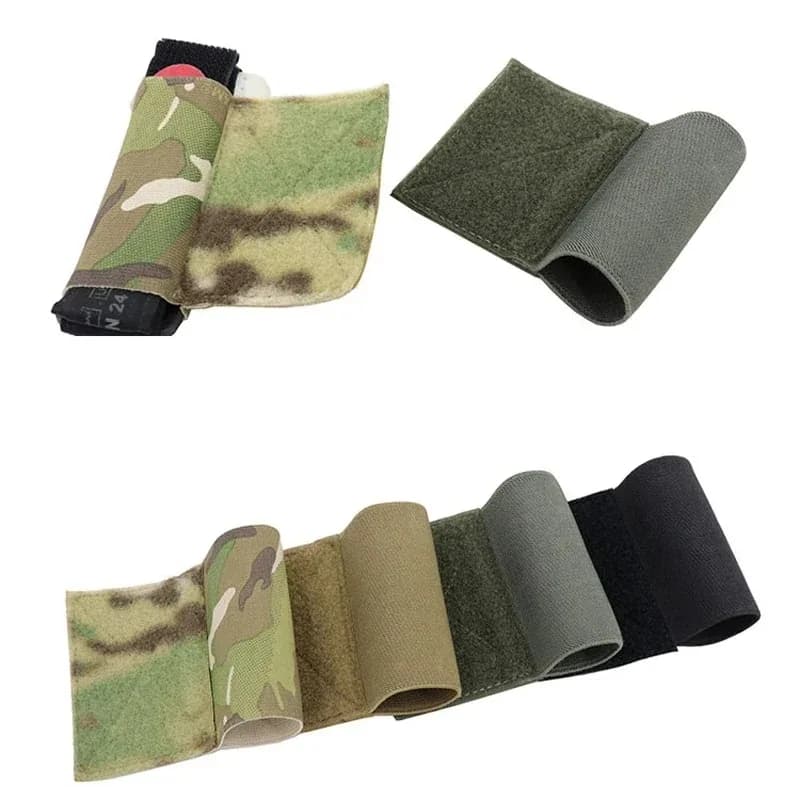 Porta Tourniquet Tattico Elastico, Borsa Porta Tourniquet per Cintura da Combattimento, Accessori a Sgancio Rapido 2028
