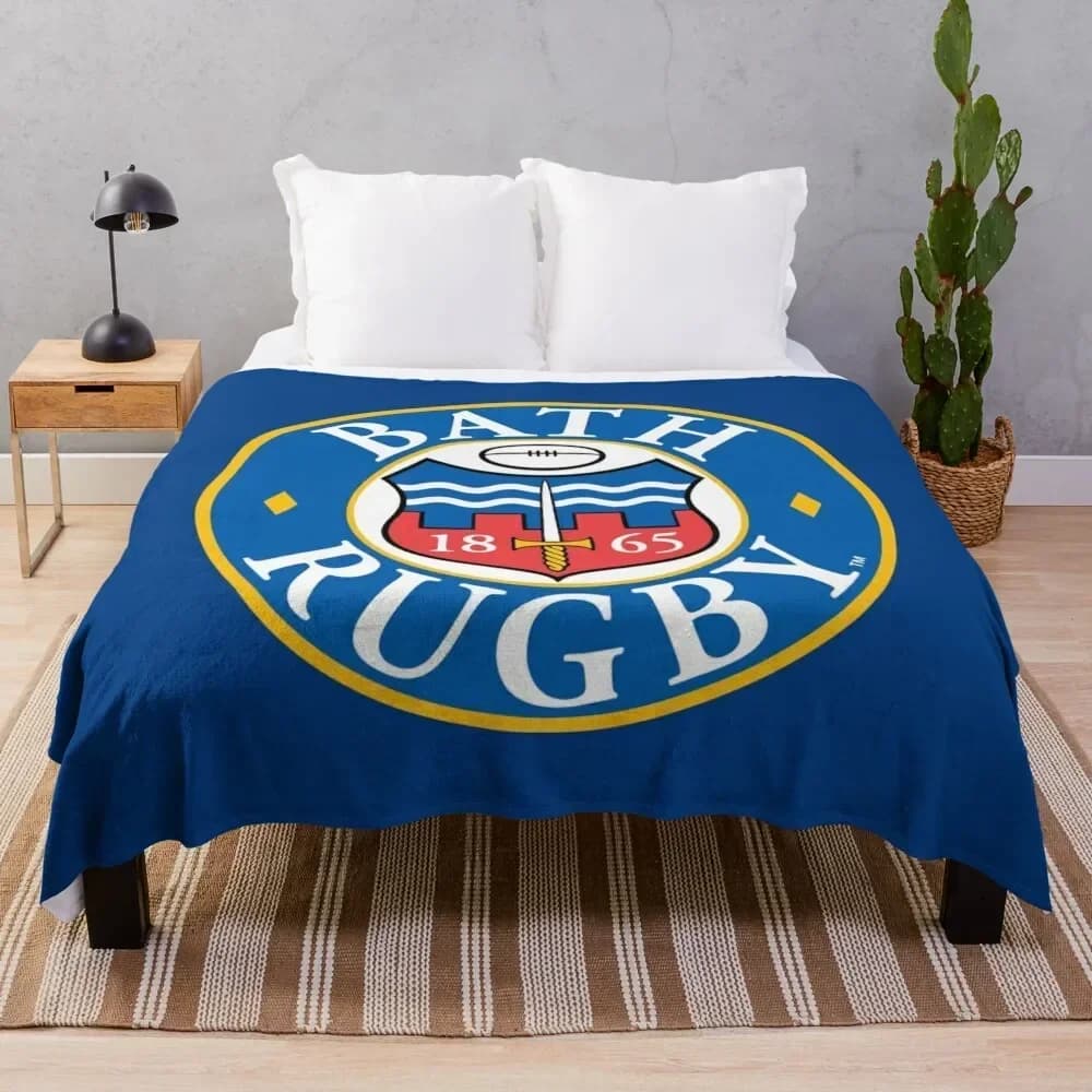 Bath rugby Throw coperta anime funny gift sunday Loose Dorm Room Essentials coperte