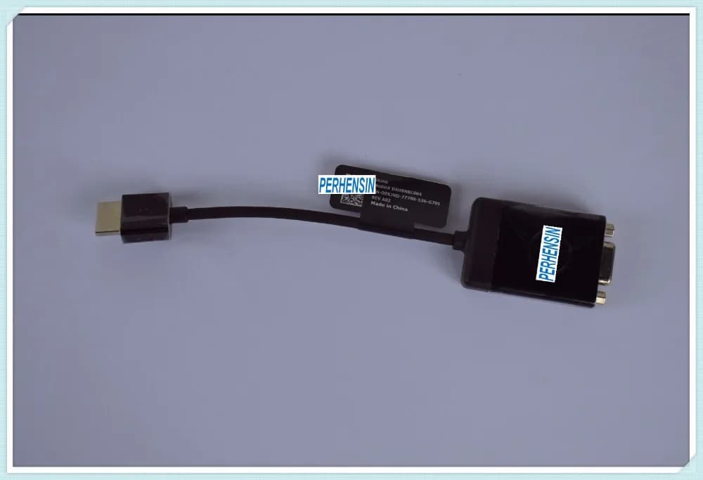 Cavo adattatore dongle video originale per Dell 9XJND HDMI (maschio) a VGA (femmina) 09XJND 100% lavoro perfetto