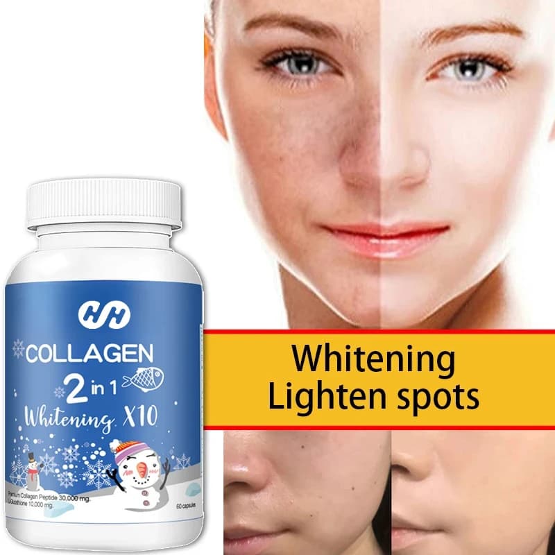 Frozen collagen peptide capsules Glutatione Colagene marine 60 capsules
