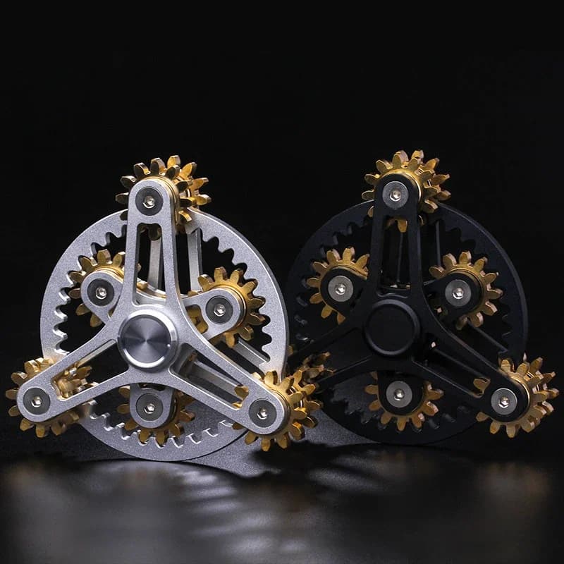 New Gear Linkage Metal Fidget Spinner Copper EDC Hand Spinner Anti Stress Finger Game Fingertip Gyro Toys per regali per adulti