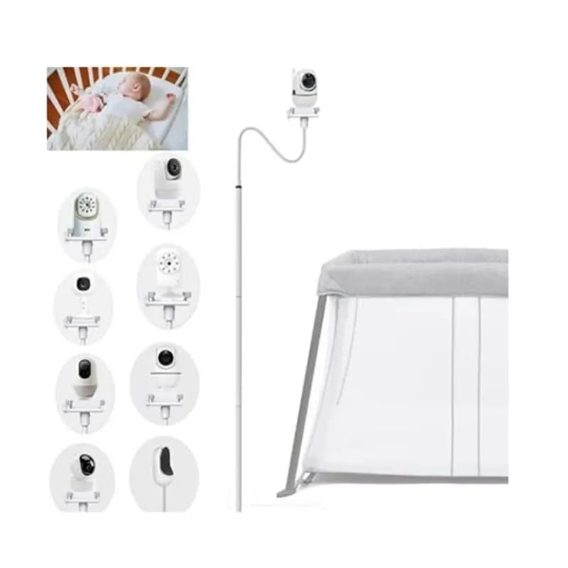 DT23 Baby Monitor Stand Floor Mount For Nanit Pro, for VTech, HelloBaby, Adjustable Height Holder for Baby Crib