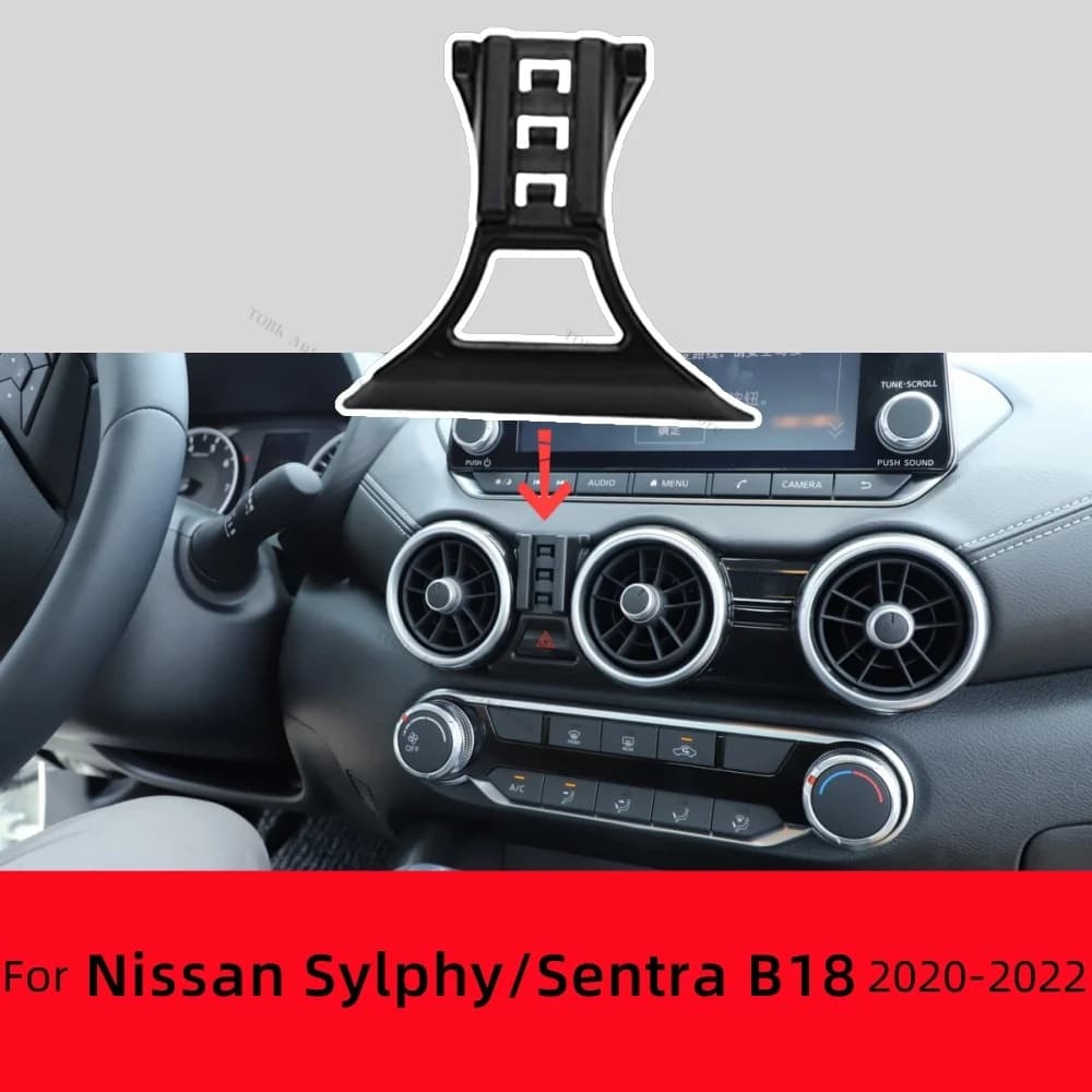 Per Nissan Sylphy Sentra B18 2020 2021 2022 Supporto Del Telefono Per Auto Speciale Base Fissa di Ricarica Senza Fili Auto Staffa Accessori