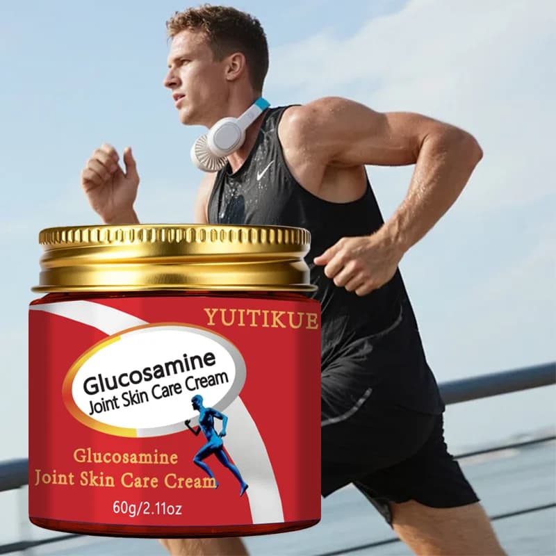 YUITIKUE Crema per le articolazioni al glucosamina 60 g - Adatta per qualsiasi formula articolare, ad assorbimento rapido e non grassa, idrata la pelle