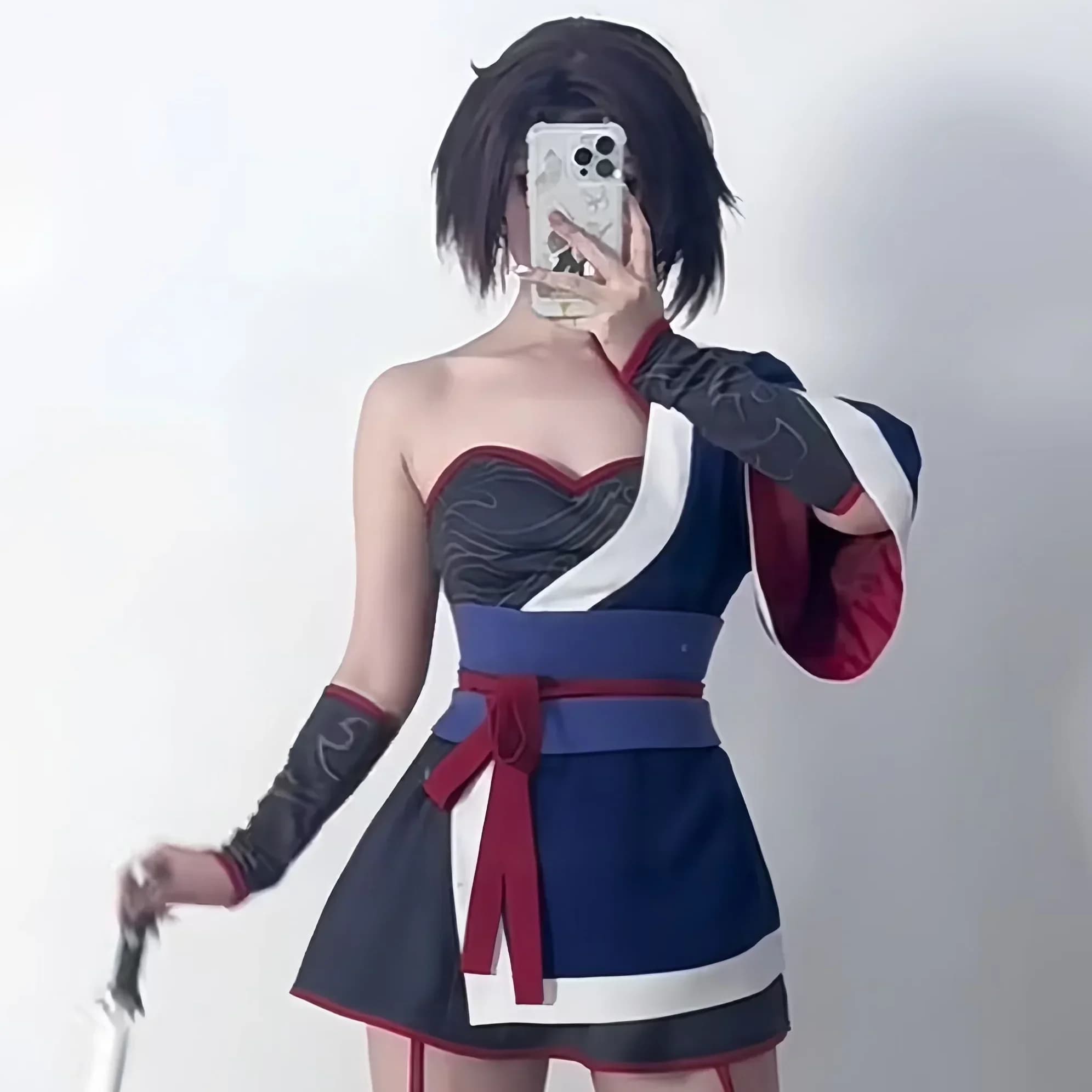 Costumi Plum Blossom Eleven, Tuta da Cosplay Comic Scissor Seven Shadow Assassin Combat, per Feste di Carnevale e Spettacoli