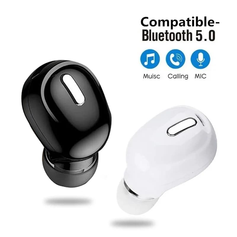 Auricolari wireless X9 compatibili con Bluetooth 5.0 con microfono Cuffie sportive in-ear singole per iPhone Huawei Cuffie audio stereo TWS