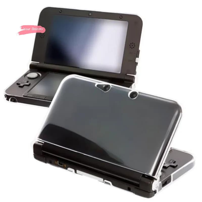 Custodia Protettiva Trasparente Y-Clear per 3DS XL LL N3DS 3DS LL, Cover Rigida Trasparente Compatibile con Dock per Console Switch, Accessorio