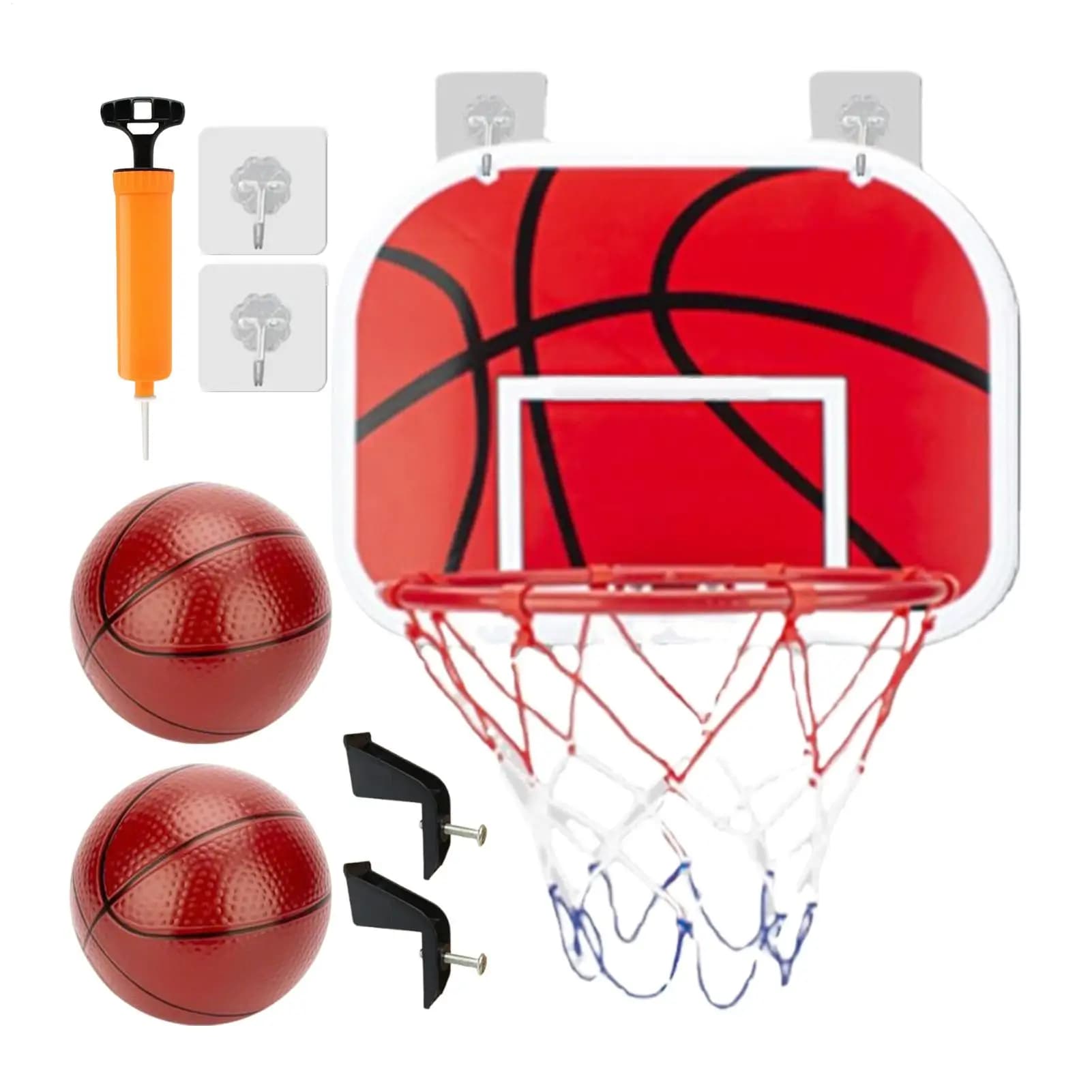 Interactive Basketball Toy with Indoor Canestro and 2 Children's Balls, Kids' Fun and Girls in the Living Room and Bedroom