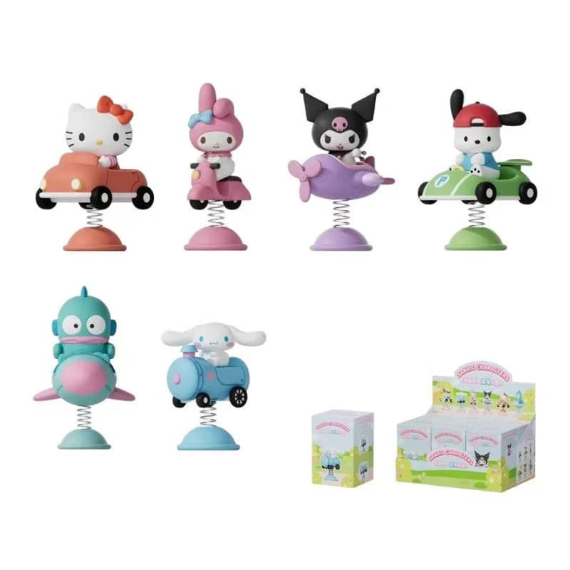 Autentica Scatola Misteriosa Sanrio HelloKitty HANGYODON MY MELODY KUROMI Pochacco Cinnamoroll, Bambola Ornamentale Fatta a Mano, Giocattolo Regalo per Bambini