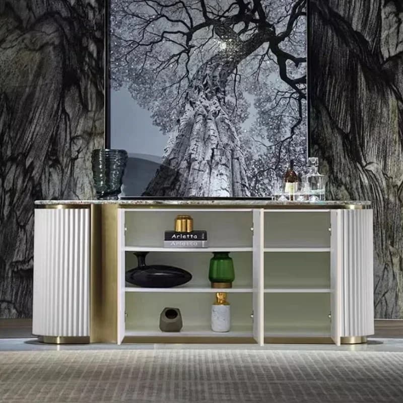 *Organizer Crack Shelves Living Room Cabinets Italian Light Luxury Rock Slab Dining Side Storage Locker Shoerack Shoe Rack Shoes