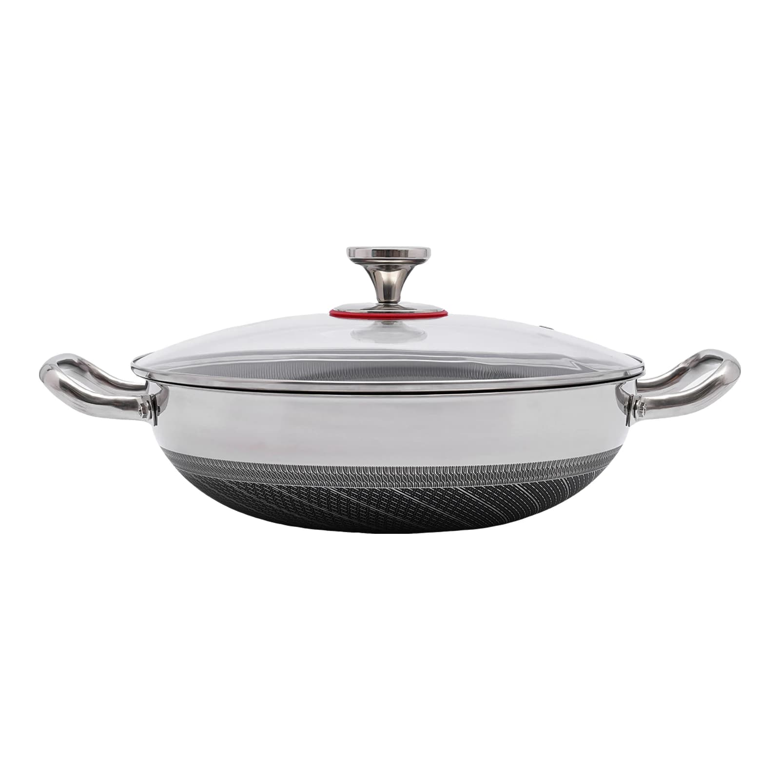 Stainless steel non-stick pan, non-stick pan, rapid heat conduction, weight 1.8 kg, diameter 12.59 inch, for kitchen hob