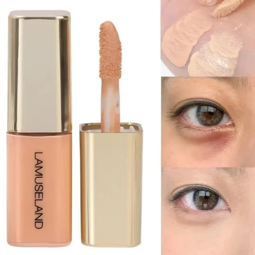 4 Colors Moisturizing Liquid Concealer Oil Control Invisible Pores Dark Circles Foundation Full Coverage Face Makeup Cosmetics