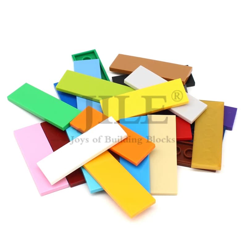 30 pezzi MOC 69729 blocchi di costruzione fai da te piastrella piatta 2x6 figura liscia compatibile con mattoni assemblati giocattoli educativi di dimensioni creative