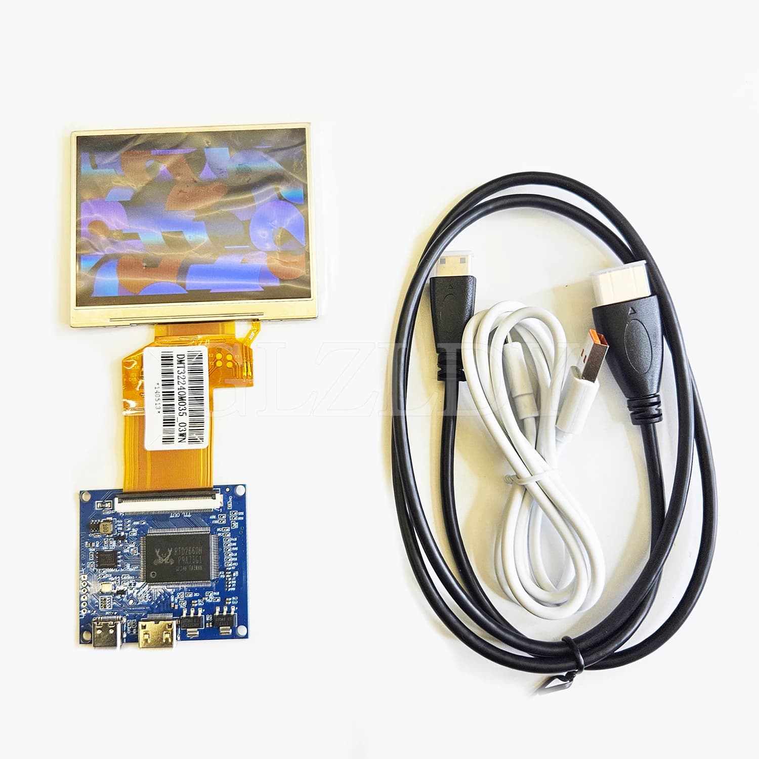 3.5 Inch LQ035NC111 320*240 USB-C 5V Industrial Control LCD Screen Raspberry Pi
