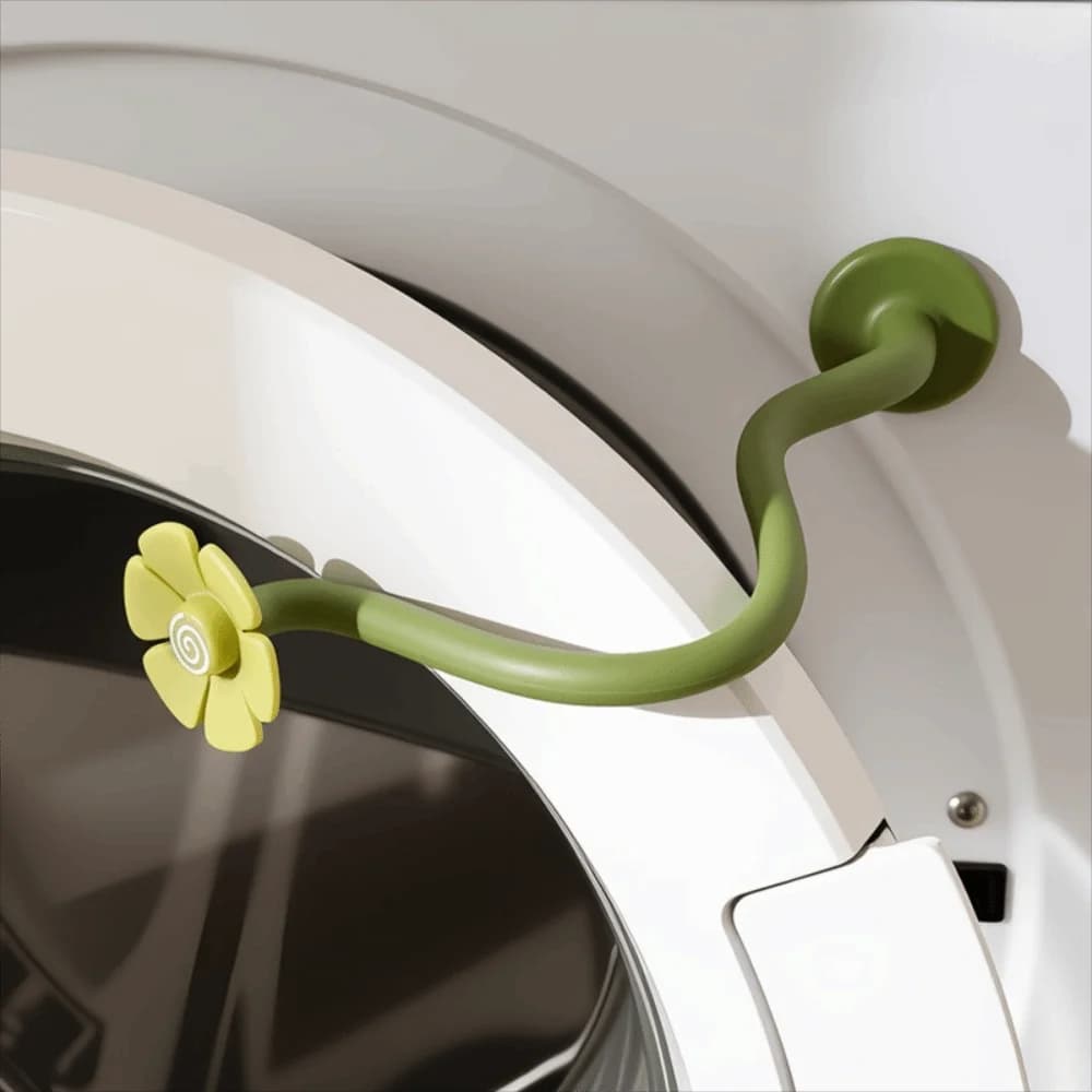 Supporto Magnetico per Porta Lavatrice, Telaio di Sostegno, Fibbia di Ventilazione a Fiore, Supporto Rimovibile per Lavatrice a Caricamento Frontale