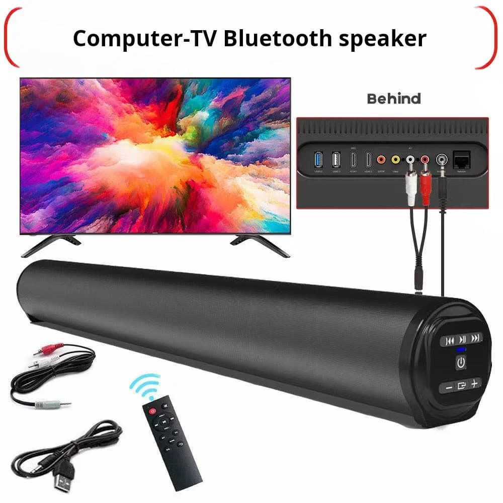 BS-10 portable Bluetooth speaker, 3D stereo speaker, desktop home TV, computer, outdoor high-power speaker, TV projector, subwoo