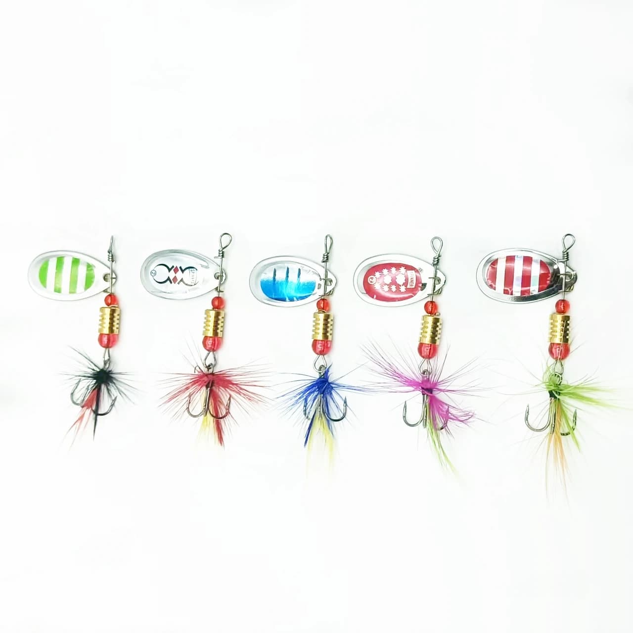 1 pz esca con paillettes esca artificiale riflettente Twitching esca rotante pesca in mare esca universale d'acqua dolce
