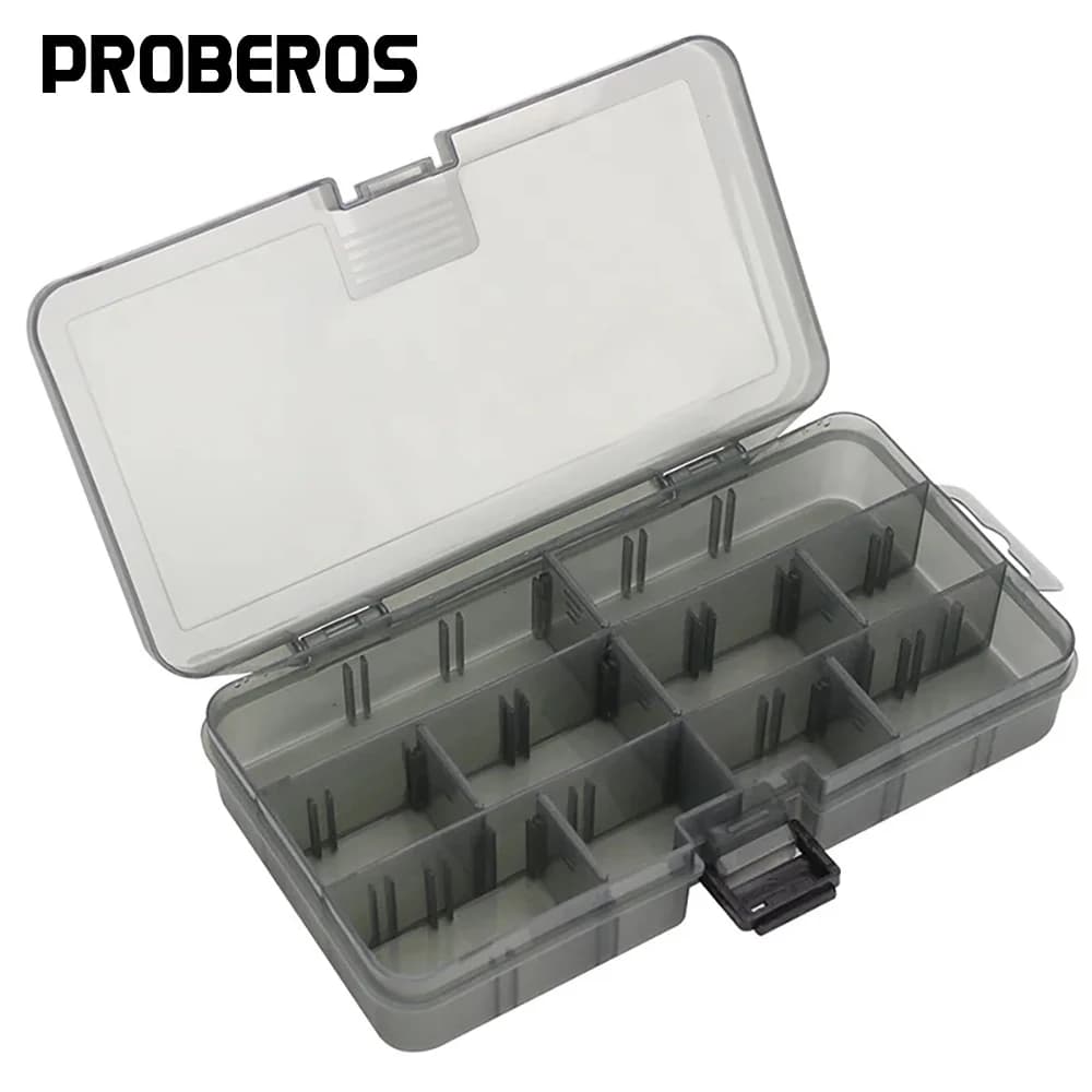 PRO BEROS 5/10 Parts Fishing equipment boxes Fishing bait Plastic box Organizer Fishing bait Fishing equipment