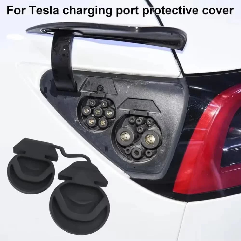 Copertura Impermeabile per Porta di Ricarica Tesla Model 3 Highland e Model Y Juniper, Protezione in Silicone per Connettore di Ricarica