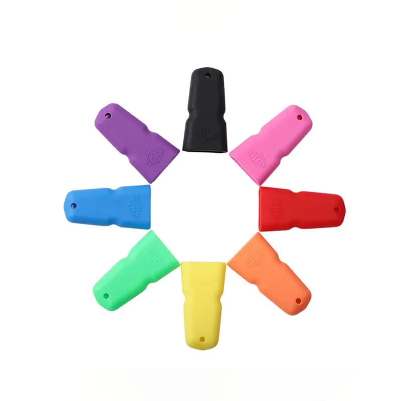 1 paio di coperture protettive per punta dell'arco per tiro con l'arco, resistenti al silicone, tradizionali coperture per protezione della punta dell'arco, accessori per tiro con arco ricurvo