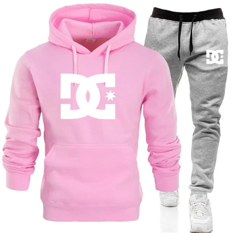 Completo da Uomo Autunno/Inverno 2026: Felpa con Cappuccio e Pantaloni Casual, Set Due Pezzi per Corsa e Fitness all'Aperto