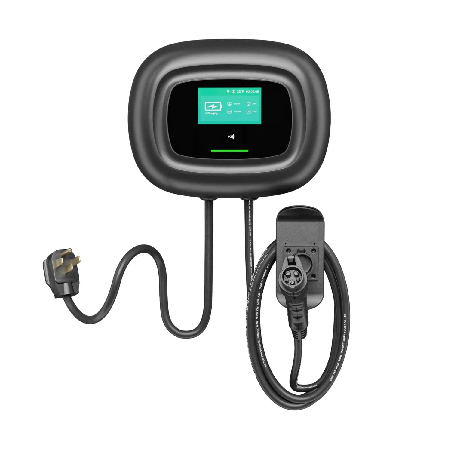 NEW Khons Wall-Mounted Electric Car Charger type2 16A 32A type2 3.5kw 7kw 11kw 22kw Fast EV Charger Station Wallbox