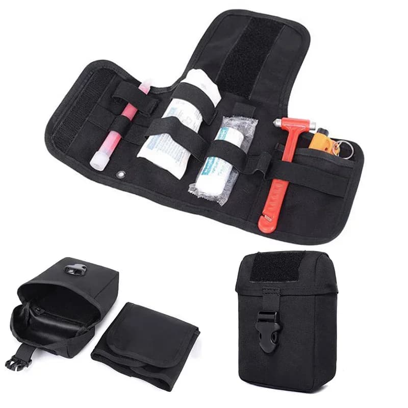 Borsa Tattica Molle EDC, Borsa per Attrezzi da Caccia, Astuccio Medico, Kit di Pronto Soccorso, Pacchetto di Emergenza, Astuccio IFAK Pieghevole, per Campeggio e Sopravvivenza