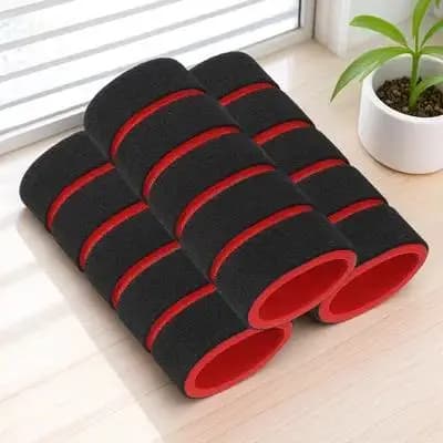 3Pcs Home Gym Pull-Up Bar Foam Pads Sponge Grip Cover Door Frame Protector Non-Slip Workout Accessory Barbell Pad Squat