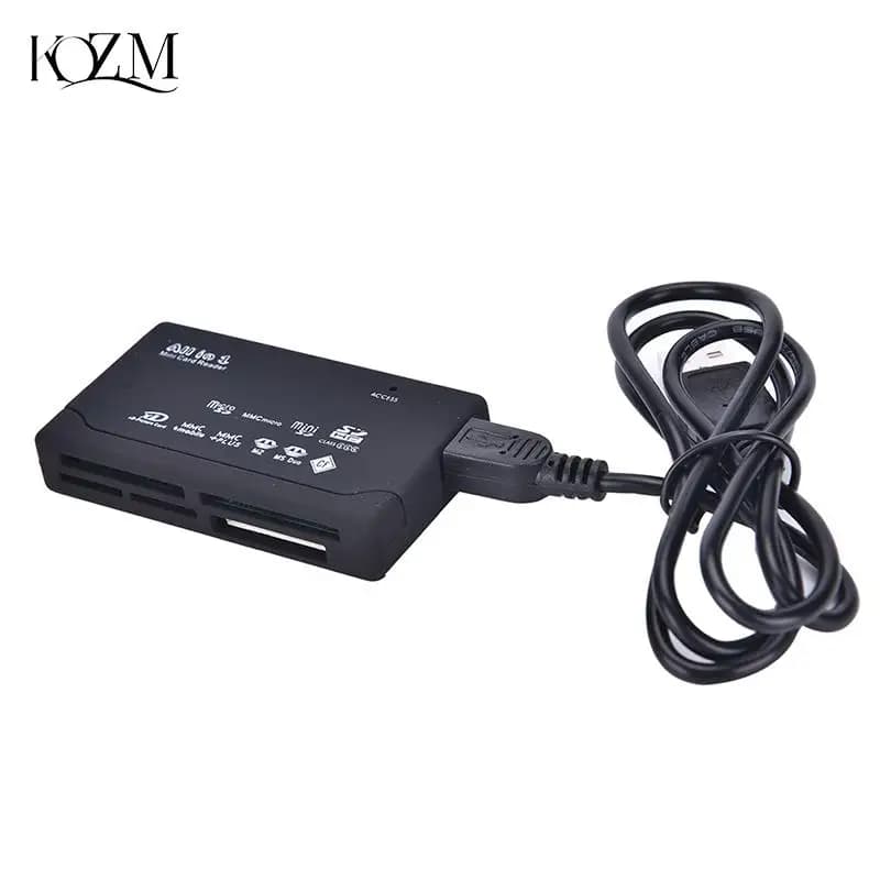 Lettore di schede di memoria All In One USB esterno SD SDHC Mini Micro M2 MMC XD CF 4 colori 6.9X4X1.2cm